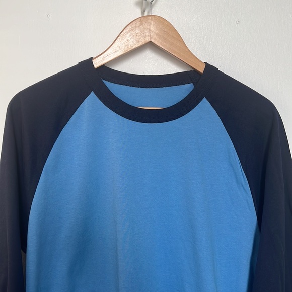 NWOT Sport-Tek T200 Colorblock Raglan Jersey , Carolina Blue/Navy - Picture 7 of 14